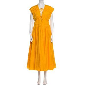 TOVE V-Neck Long Dress Size: S | US4, UK8